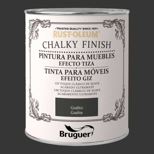 Rust-Oleum Chalky Finish Muebles Grafito 750 ml BRUGUER