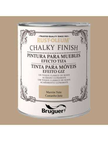 Rust-Oleum Chalky Finish Muebles Marron Yute 750 ml BRUGUER