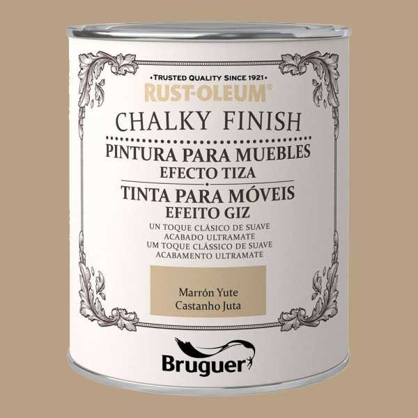 Rust-Oleum Chalky Finish Muebles Marron Yute 750 ml BRUGUER