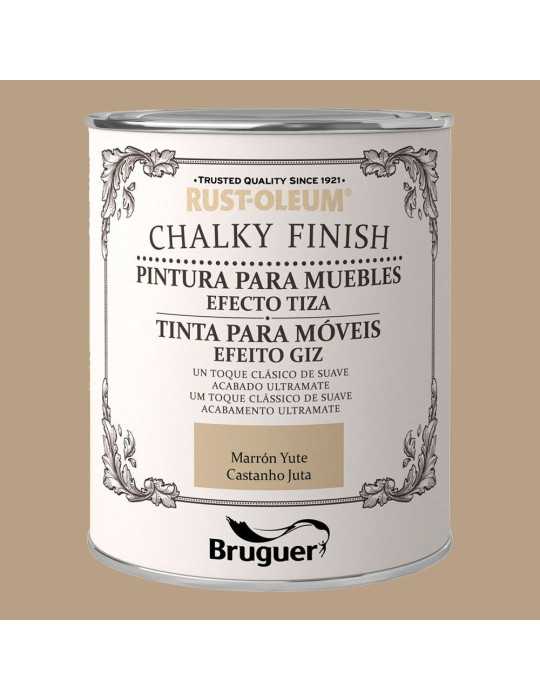 Rust-Oleum Chalky Finish Muebles Marron Yute 750 ml BRUGUER
