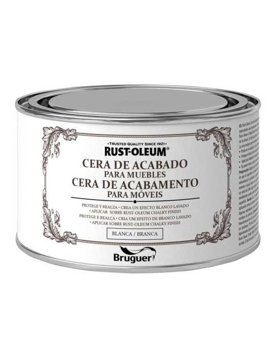 Rust-Oleum Chalky Finish Cera para Muebles Blanca 400 ml BRUGUER