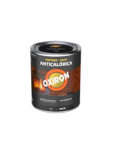 Pintura Anticalórica Negro Mate 0,75 l OXIRON