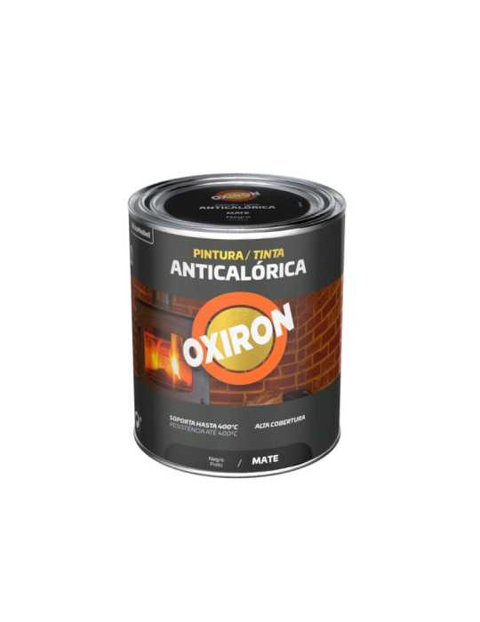 Pintura Anticalórica Negro Mate 0,75 l OXIRON