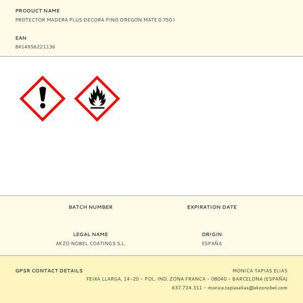 Protector Madera Plus Decora Pino Oregon Mate 750 ml XYLAZEL
