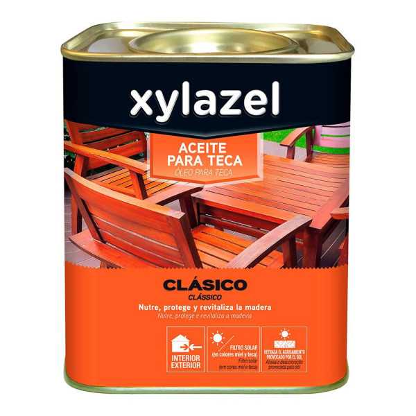 Aceite Clásico para Teca Incoloro 4 L XYLAZEL