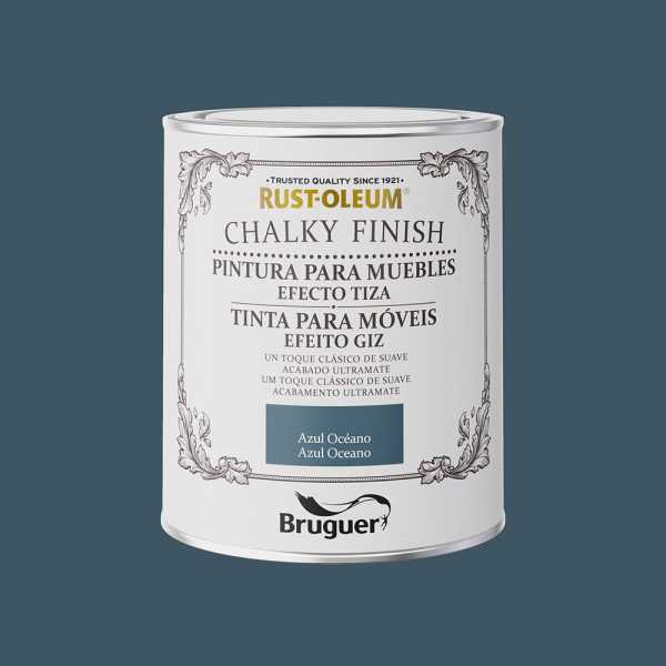 Rust-Oleum Chalky Finish Muebles Azul Oceano 750 ml BRUGUER