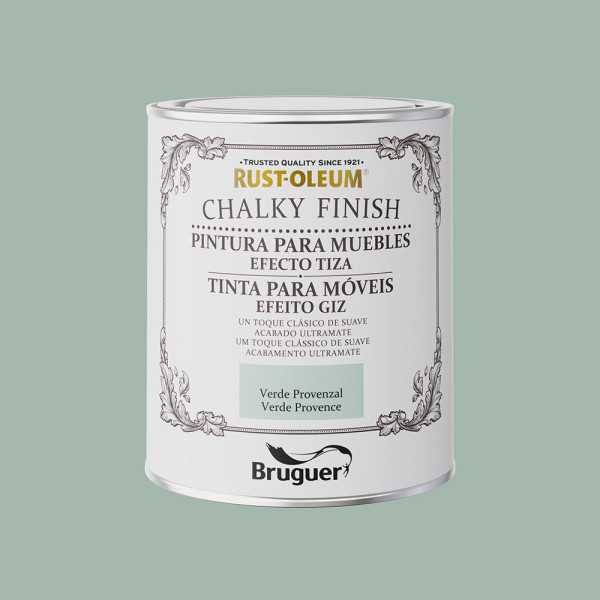 Rust-Oleum Chalky Finish Muebles Verde Provenzal 750 ml BRUGUER