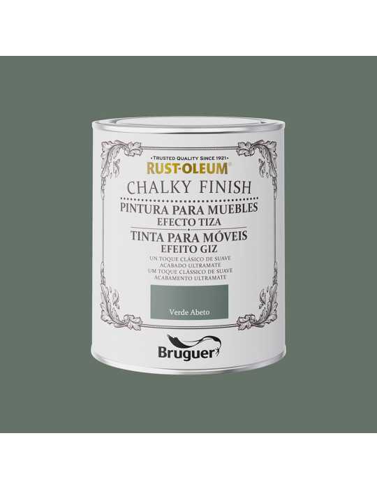 Rust-Oleum Chalky Finish Muebles Verde Abeto 750 ml BRUGUER