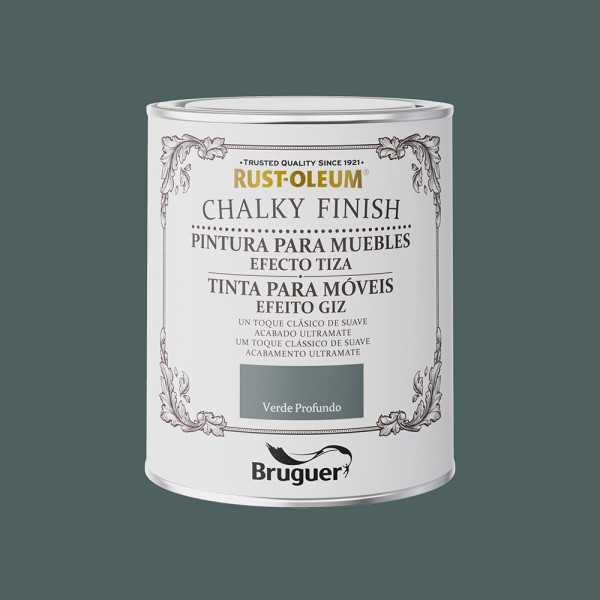 Rust-Oleum Chalky Finish Muebles Verde Profundo 750 ml BRUGUER