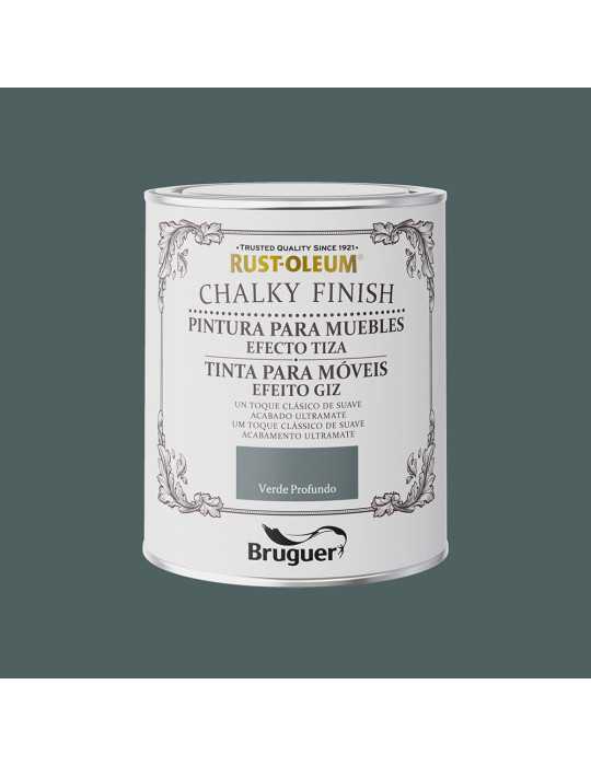 Rust-Oleum Chalky Finish Muebles Verde Profundo 750 ml BRUGUER