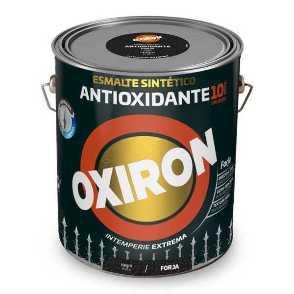 Esmalte Sintético Metálico Antioxidante Negro Forja 4 L OXIRON