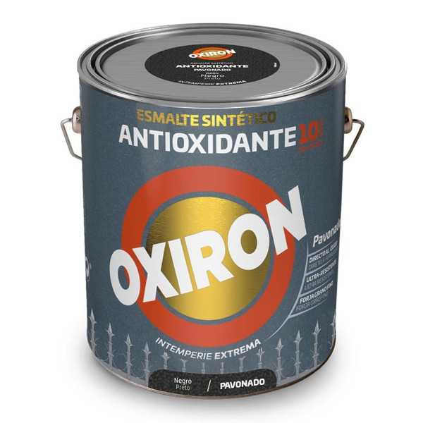 Esmalte Sintético Metálico Antioxidante Negro Pavonado 750 ml OXIRON