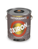 Esmalte Sintético Metálico Antioxidante Negro Liso Efecto Forja 4 L OXIRON