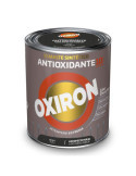 Esmalte Sintético Metálico Antioxidante Negro Liso Efecto Forja 750 ml OXIRON