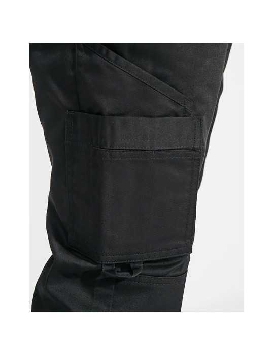Lote de 10 Unidades Pantalón Laboral Protect Negro T-50 ROLY
