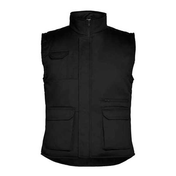 Lote de 10 Unidades Chaleco Laboral Almanzor Negro T-Xl ROLY