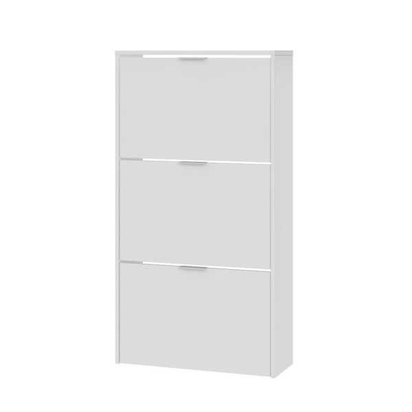Zapatero 3 Puertas Abatibles Blanco Brillo FORÉS/ARKIT
