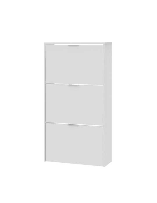 Zapatero 3 Puertas Abatibles Blanco Brillo FORÉS/ARKIT