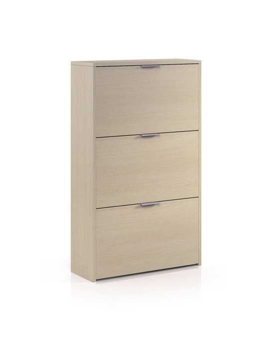 Zapatero 3 Puertas Abatibles Roble FORÉS/ARKIT