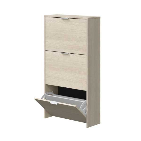 Zapatero 3 Puertas Abatibles Roble FORÉS/ARKIT