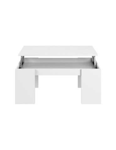 Mesa Centro Elevable, Blanco Brillo FORÉS/ARKIT 2