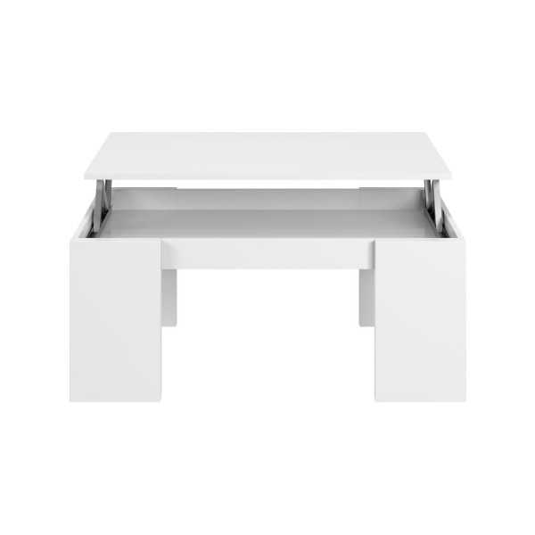Mesa Centro Elevable, Blanco Brillo FORÉS/ARKIT