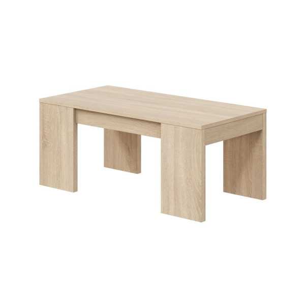 Mesa Centro Elevable, Roble FORÉS/ARKIT