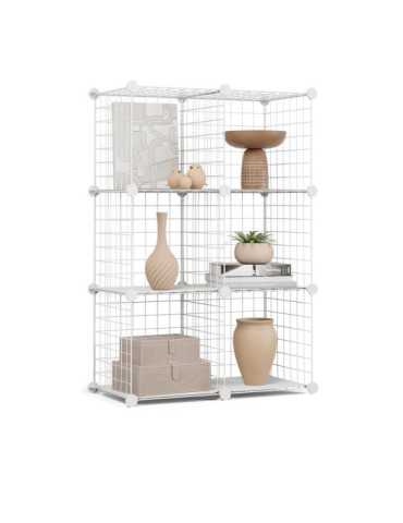Estantería Modular Metálica Titan C6 Blanco NEWLUX 2