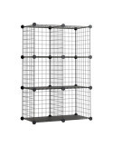 Estantería Modular Metálica Titan C6 Negro NEWLUX
