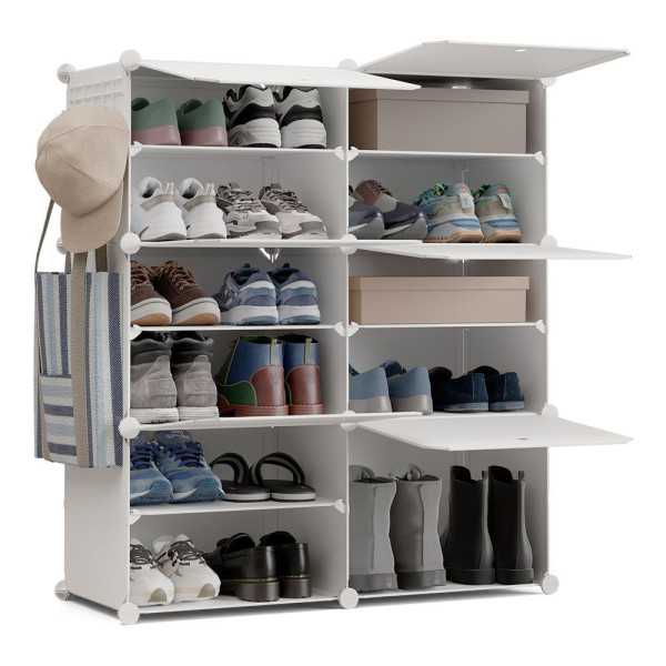 Zapatero Modular Cube C6 Blanco NEWLUX