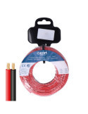 Carrete Cable Paralelo 2x1,50 mm² Rojo/Negro 25m (Audio) EDM