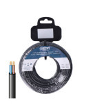 Carrete Manguera Plana 2 x 1,50 mm² Negra, 20 m EDM