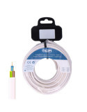 Carrete Manguera Tubular H05VV-F 3 G 2,50 mm² Blanca, 10 m EDM