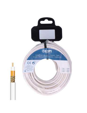 Carrete Cable Coaxial Apantallado Cobre 25 m EDM