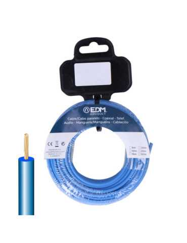 Carrete Cablecillo H07Z1-K 2,50 mm² Azul, 50 m EDM