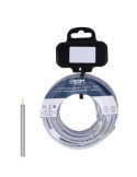 Carrete Cablecillo H07Z1-K 2,50 mm² Gris, 50 m EDM