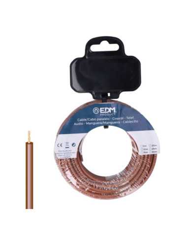 Carrete Cablecillo H07Z1-K 6,00 mm² Marrón, 15 m EDM