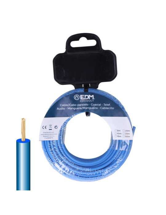 Carrete Cablecillo H07Z1-K 6,00 mm² Azul, 20 m EDM