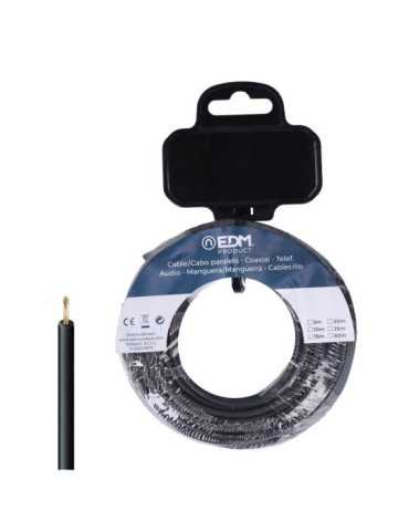 Carrete Cablecillo H07Z1-K 6,00 mm² Negro, 20 m EDM