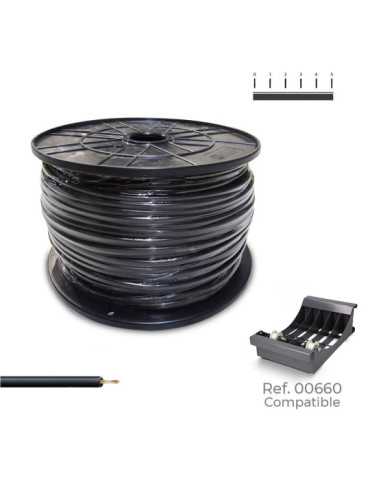 Cablecillo H07Z1-K 2,50 mm² Negro, 400 m. ( Bobina Mediana ) SEDILES