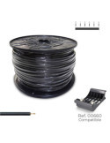 Cablecillo H07Z1-K 2,50 mm² Negro, 400 m. ( Bobina Mediana ) SEDILES