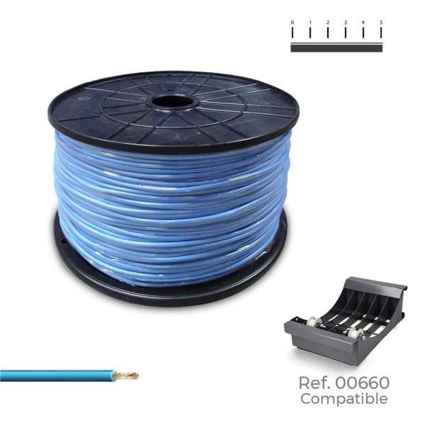 Cablecillo H07Z1-K 2,50 mm² Azul 400 m. ( Bobina Mediana ) SEDILES