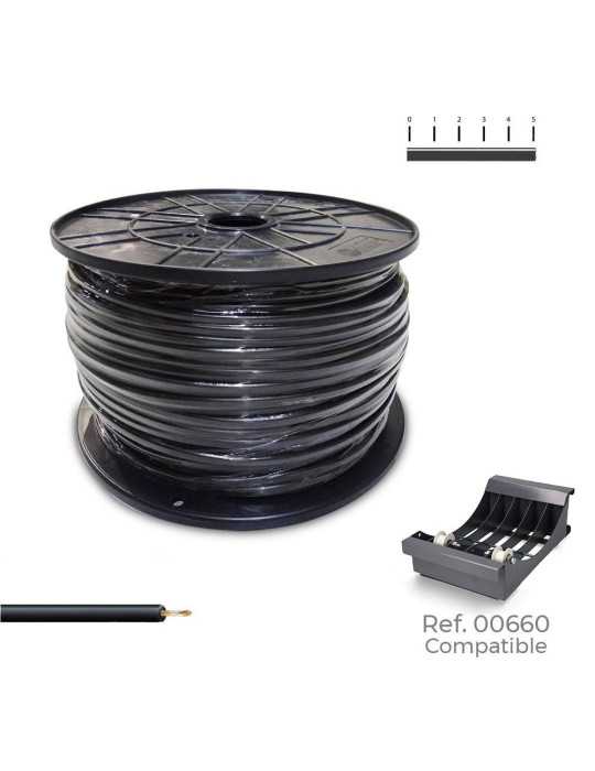 Cablecillo H07Z1-K 1,50 mm² Negro, 500 m. ( Bobina Mediana ) SEDILES