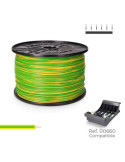 Cablecillo H07Z1-K 1,50 mm² Bicolor, 500 m. ( Bobina Mediana ) SEDILES