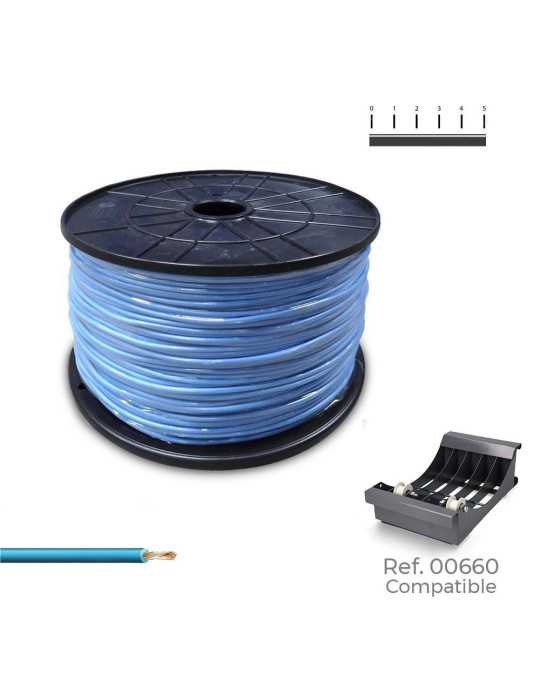 Cablecillo H07Z1-K 1,50 mm² Azul, 500 m. ( Bobina Mediana ) SEDILES