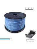 Cablecillo H07Z1-K 1,50 mm² Azul, 500 m. ( Bobina Mediana ) SEDILES