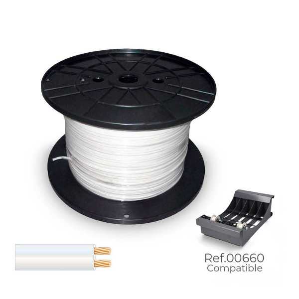 Cable Paralelo 48V 2 x 0,75 mm² Blanco 500 m. (Bobina Mediana) SEDILES
