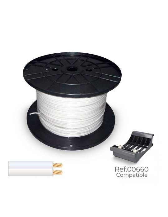Cable Paralelo 48V 2 x 0,75 mm² Blanco 500 m. (Bobina Mediana) SEDILES
