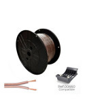 Cable Paralelo 48V 2 x 0,75 mm² Transparente 500 m. (Bobina Mediana) SEDILES