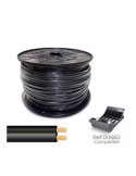 Cable Paralelo 48V 2 x 0,75 mm² Negro 500 m. (Bobina Mediana) SEDILES